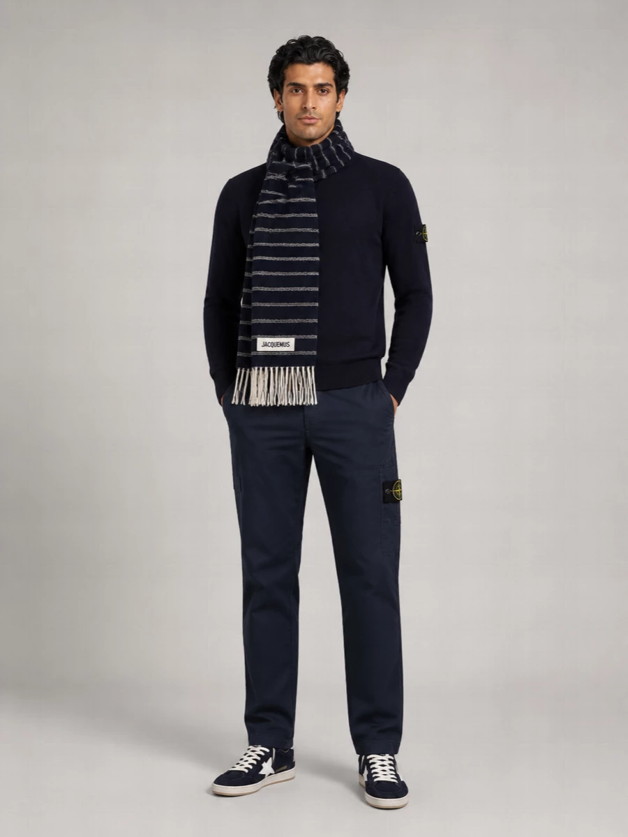 Stone Island Wool Crewneck Jumper