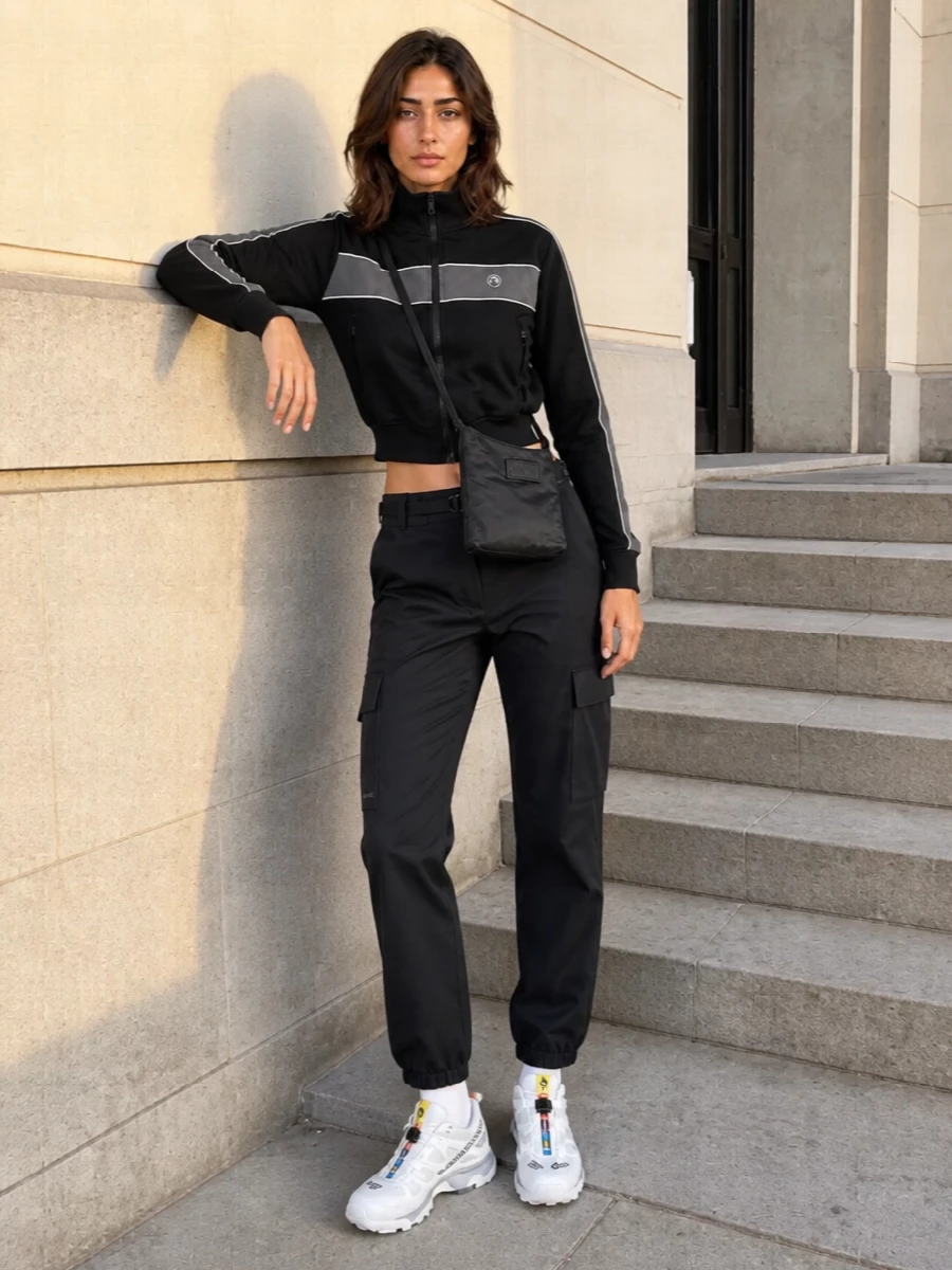 Ambush track top moncler cargo pants salomon