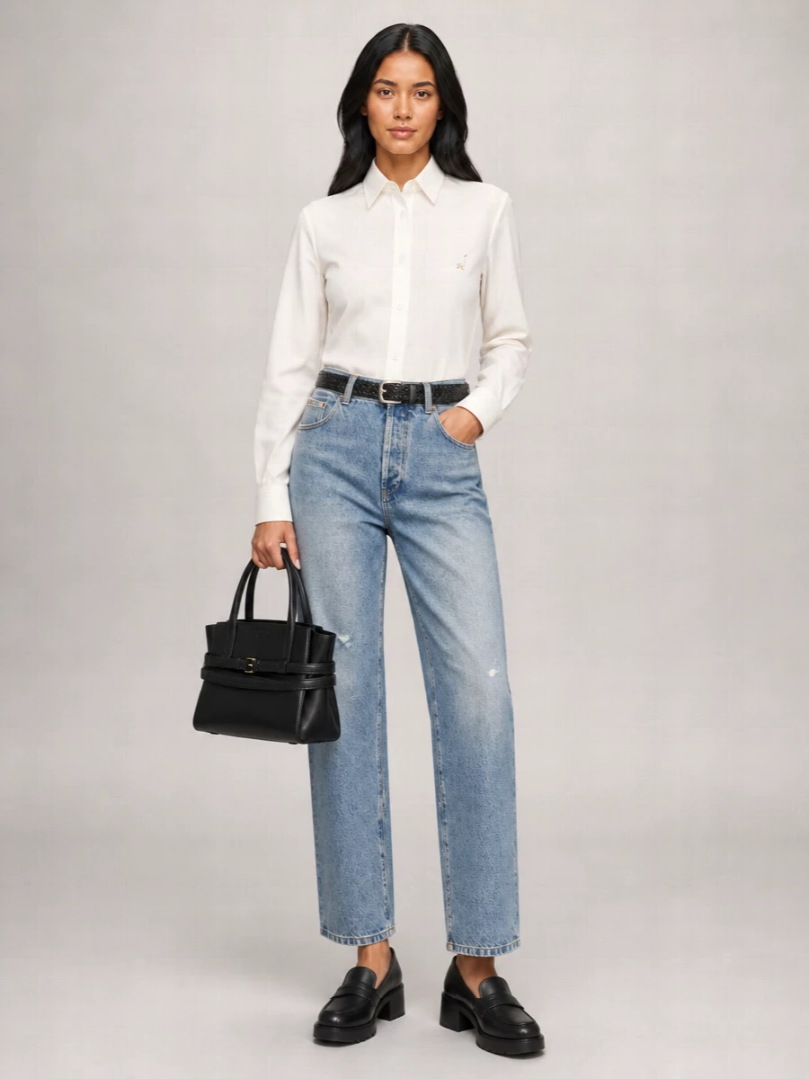 Moschino Denim Straight-Leg Jeans