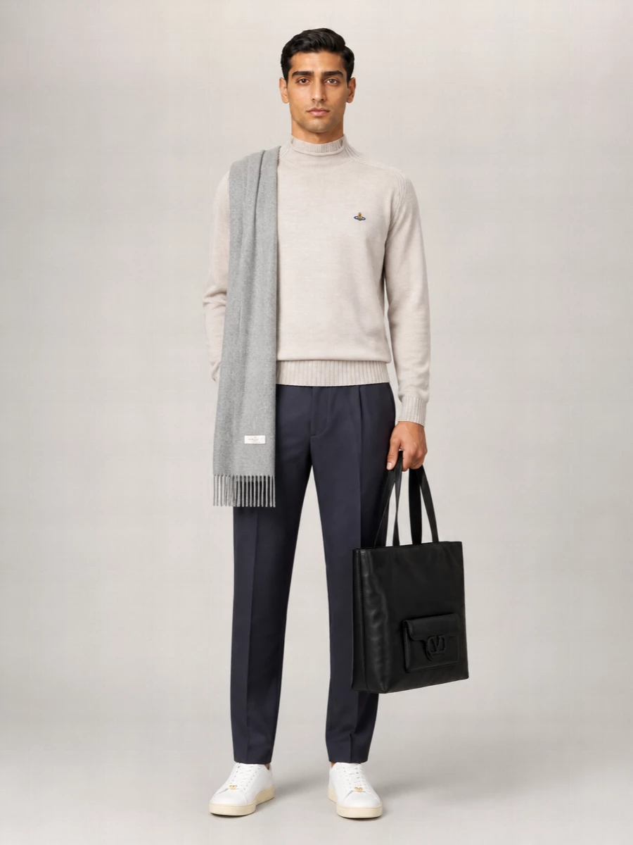 Vivienne Westwood Merino Wool Fisherman Sweater