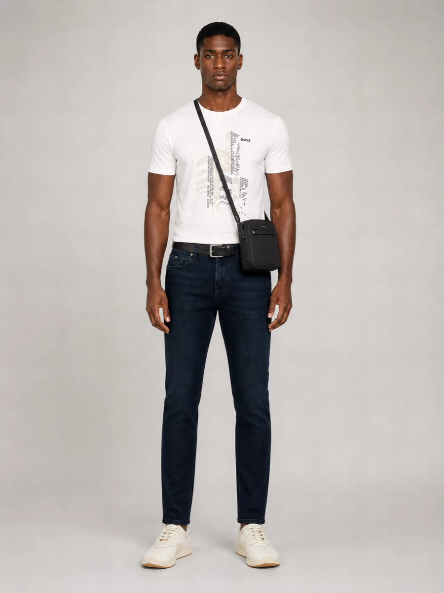Boss Leather Low-Top Sneakers