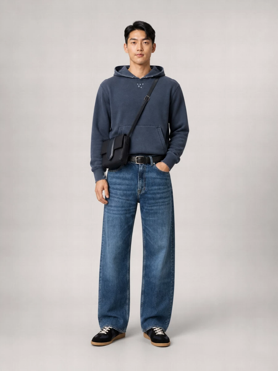 Our Legacy Denim Wide-Leg Trousers