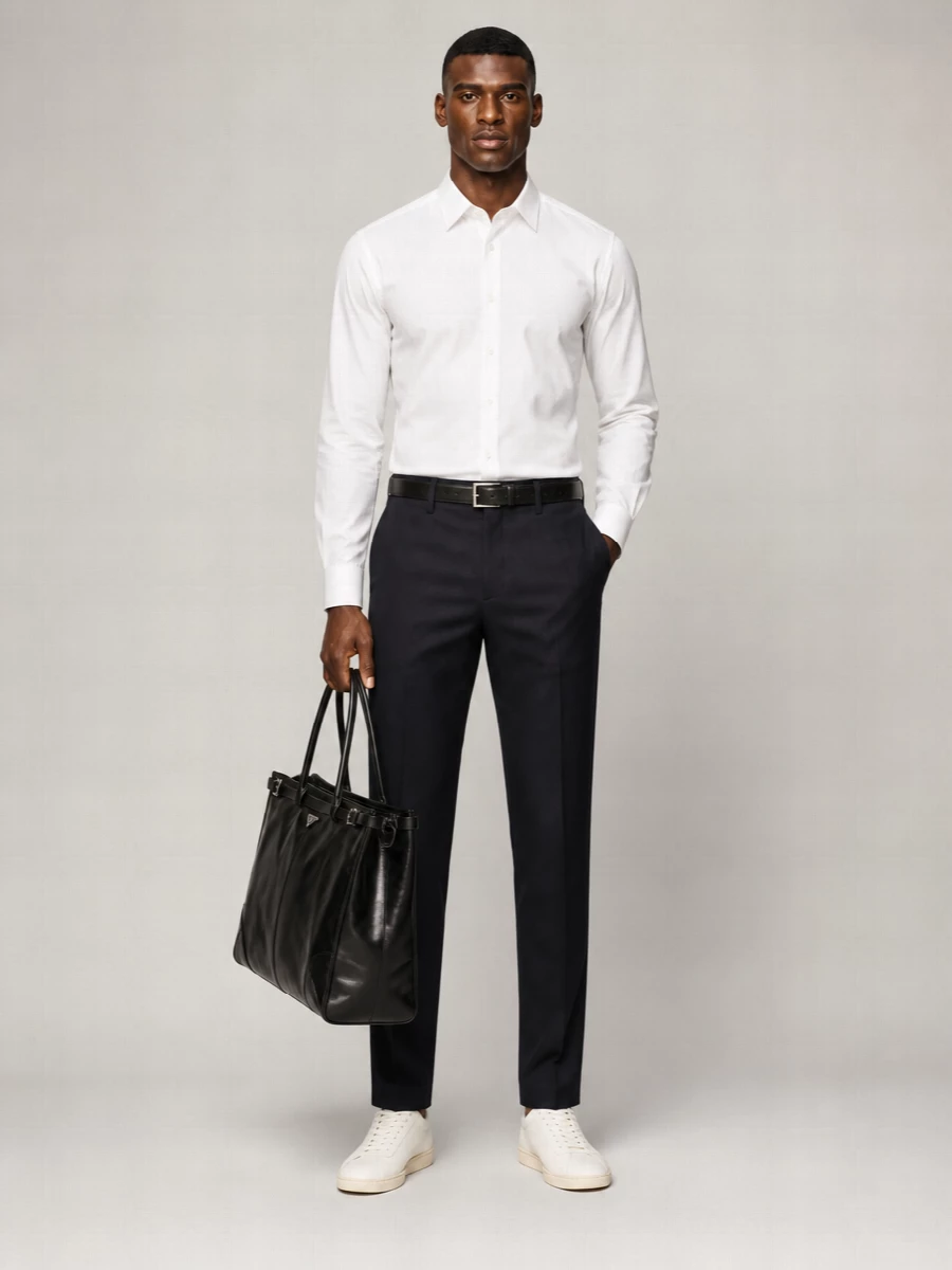Giorgio Armani Cotton Long-Sleeve Shirt