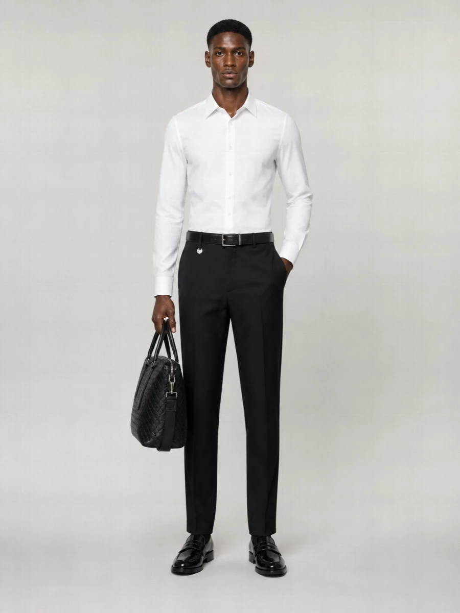 Burberry Silk Wide-Leg Pants