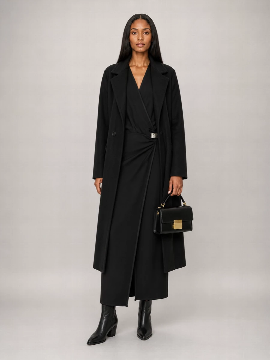 Golden Goose Single-Breasted Cocoon Coat