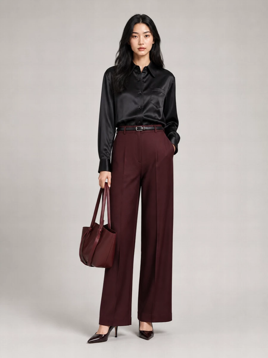 The Frankie Shop Wide-Leg Trousers