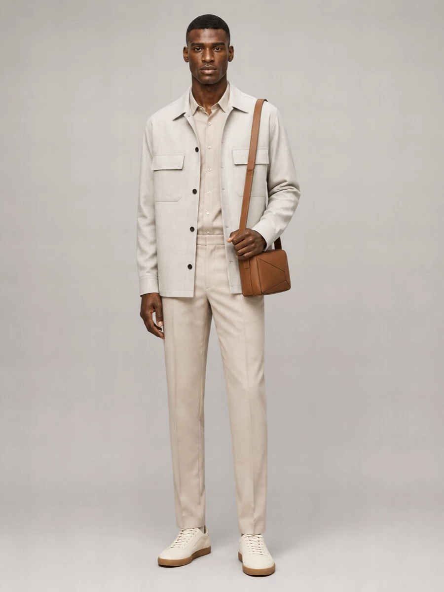 Zegna Linen Shirt Jacket