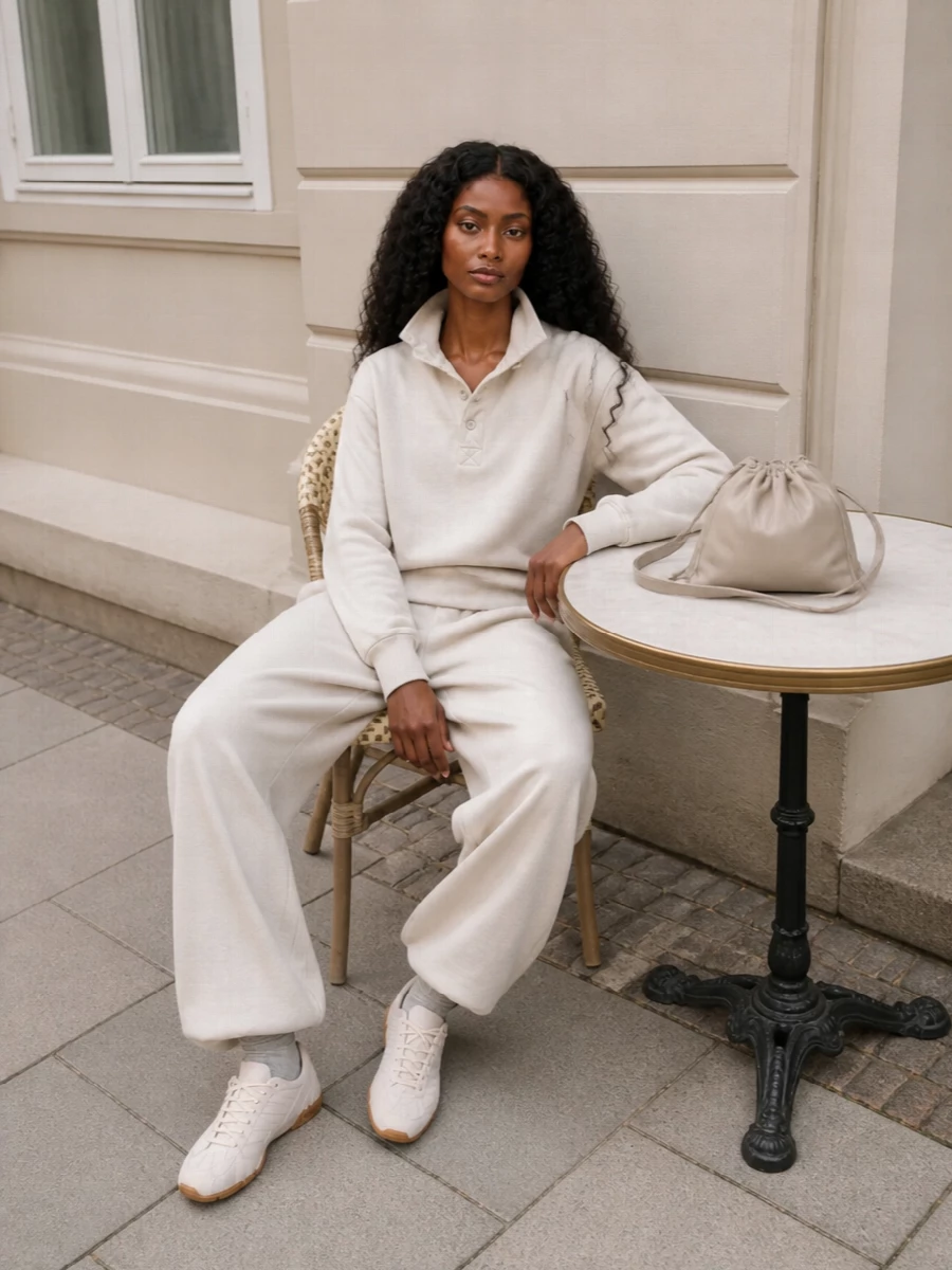 Entire studios stone sweatshirt wide leg outfit