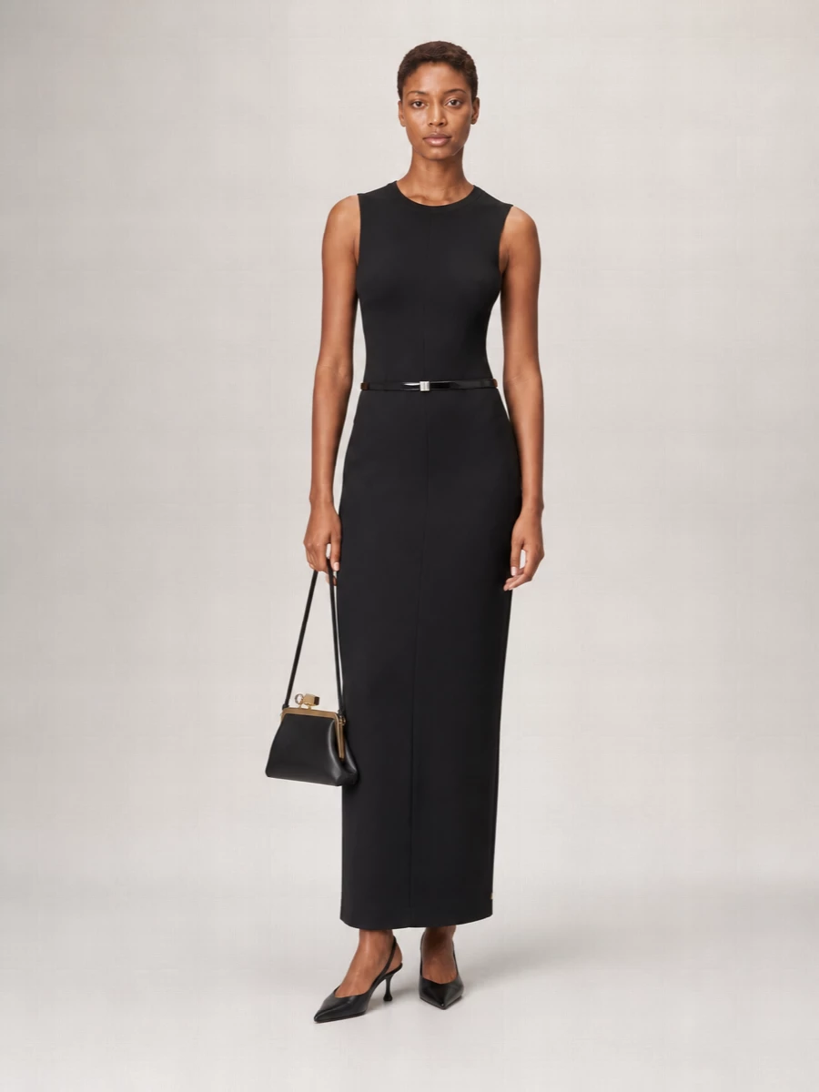 Ami Paris Jersey Maxi Dress