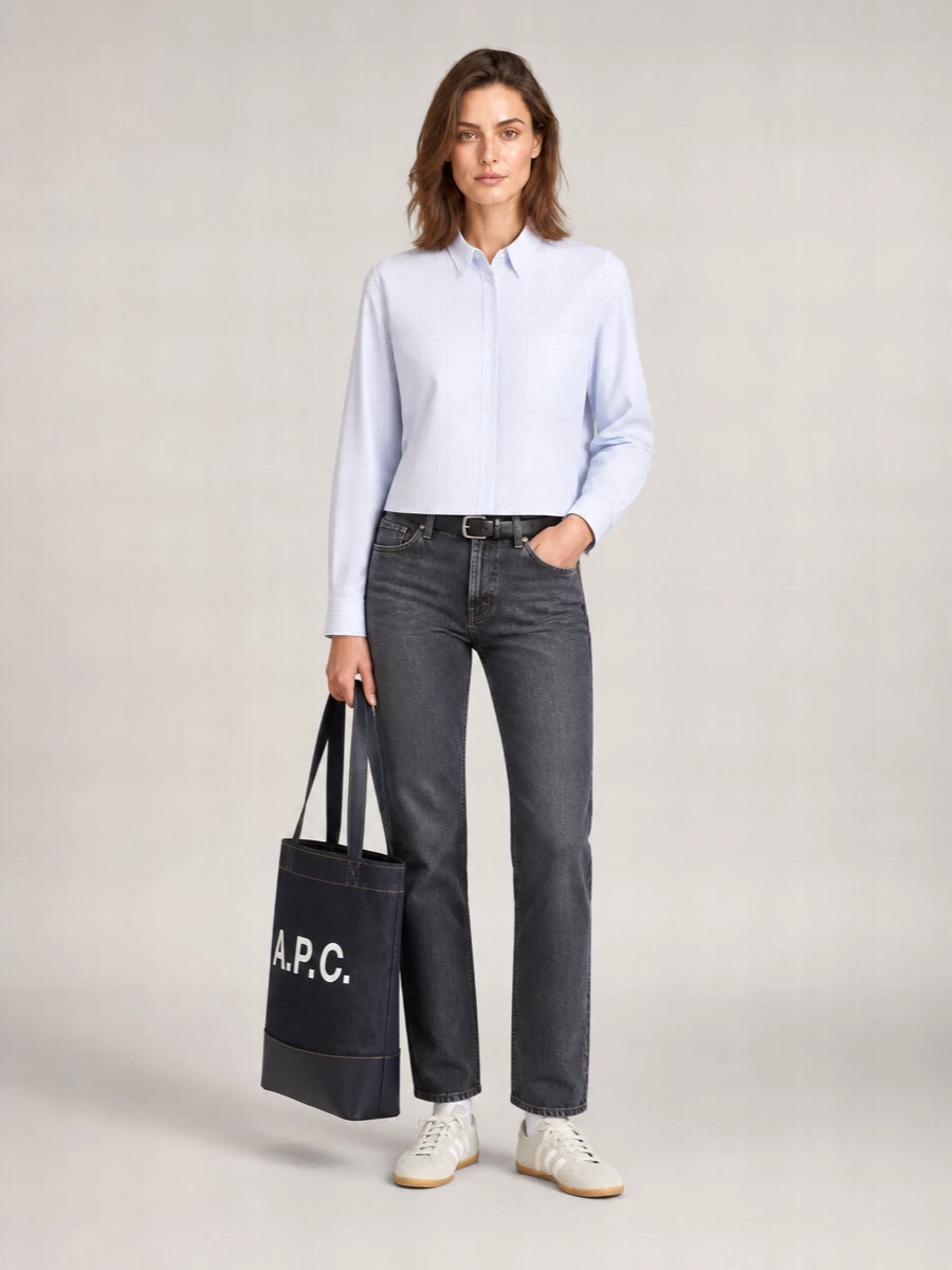 7 For All Mankind Denim Straight-Leg Jeans
