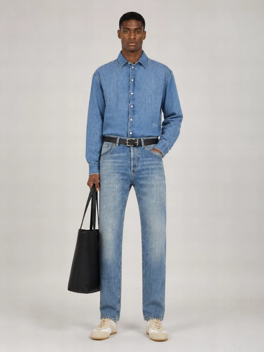 Dondup Denim Straight-Leg Jeans