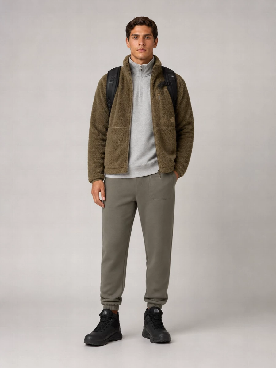 The North Face Synthetic Leather And Mesh Ankle Boots