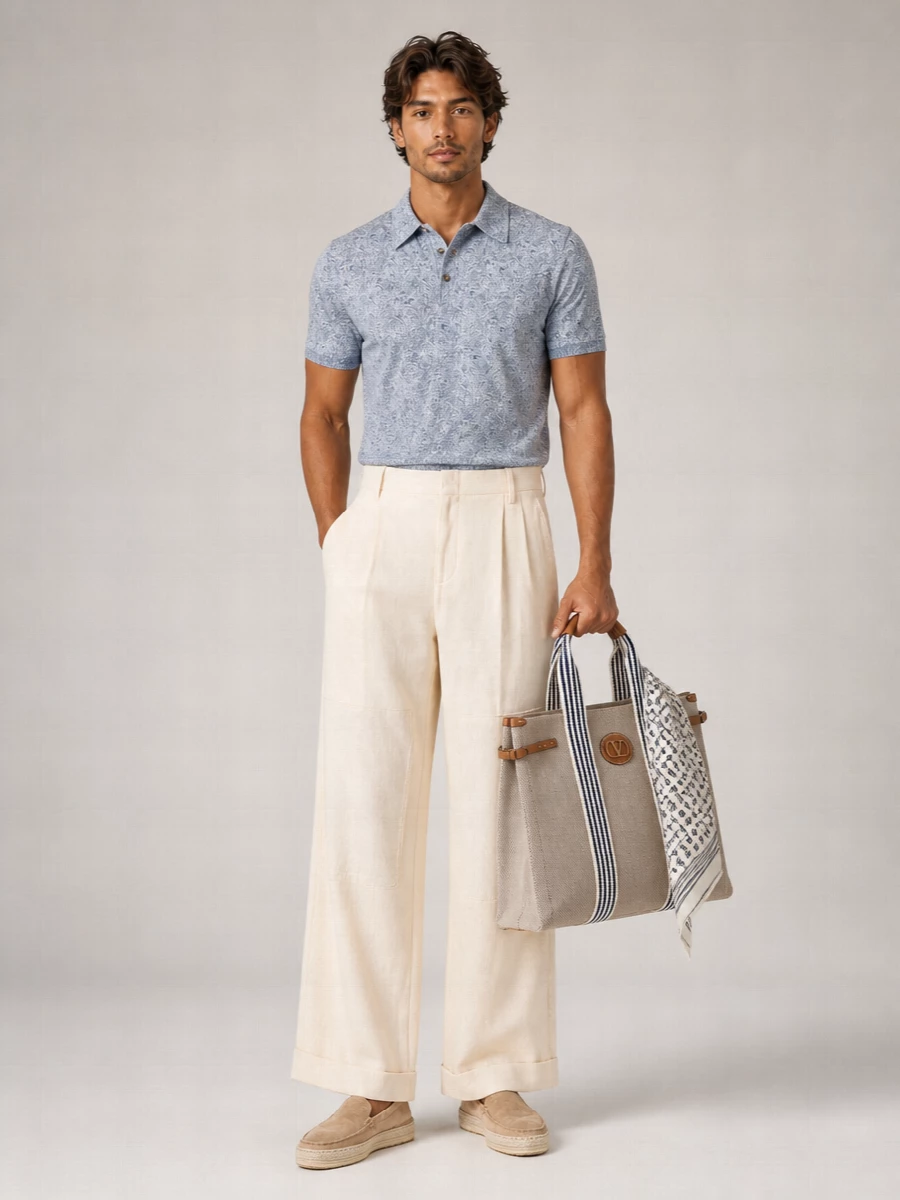 Etro Knitted Polo Shirt
