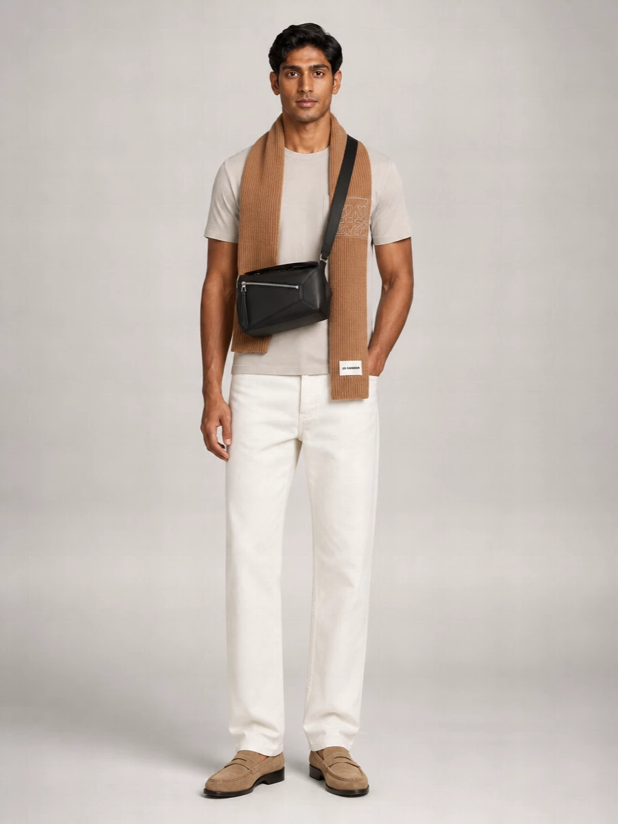Loewe Suede Loafers