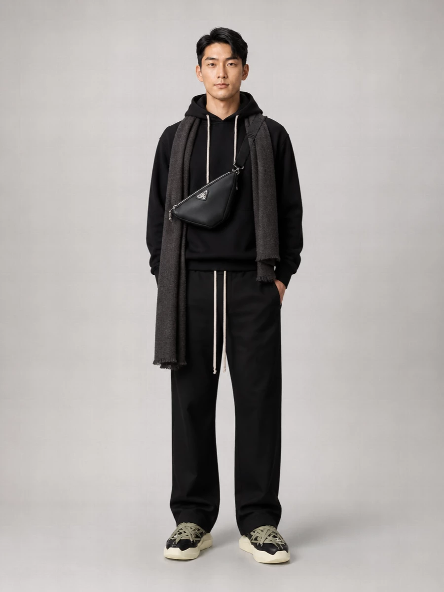 Rick Owens Oversized Hoodie