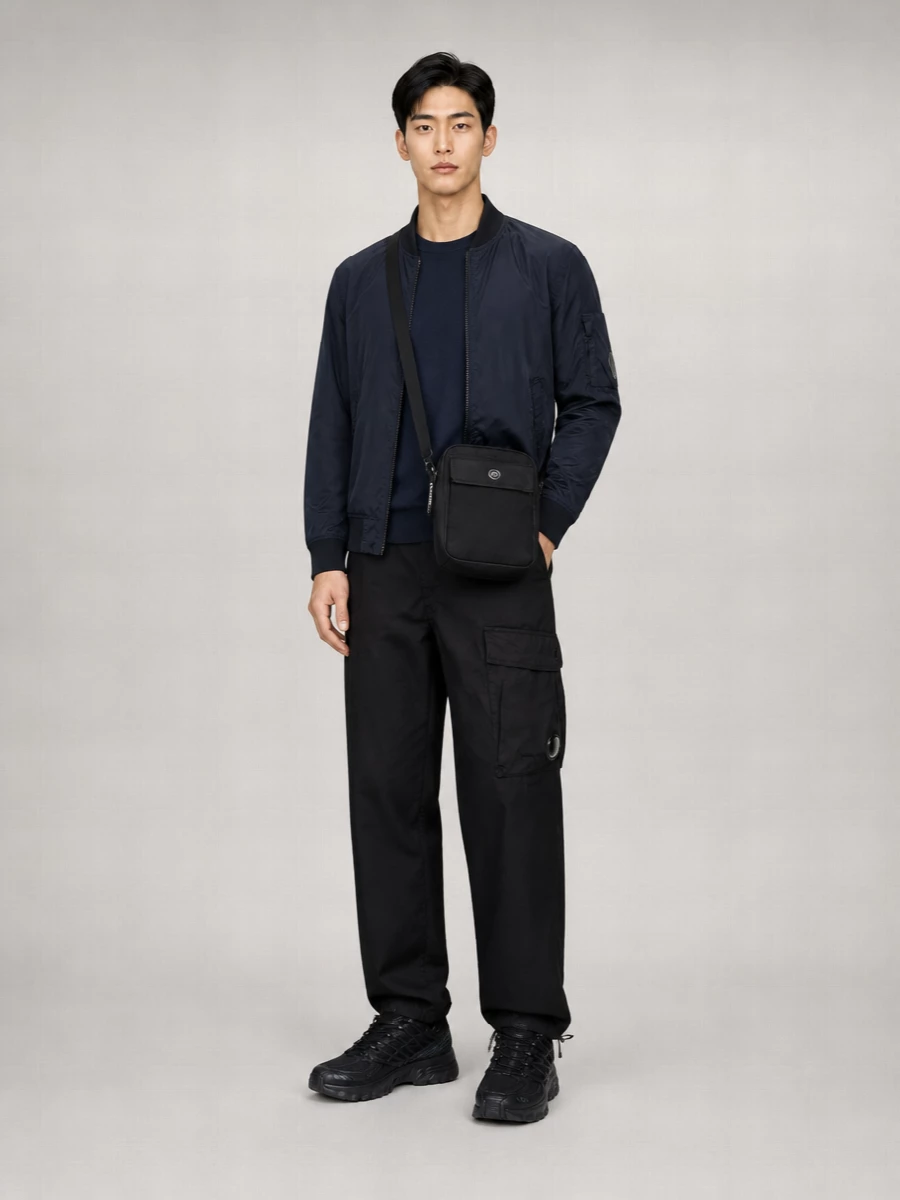 C.p. Company Nylon Regular-Fit Single-Breasted Coat