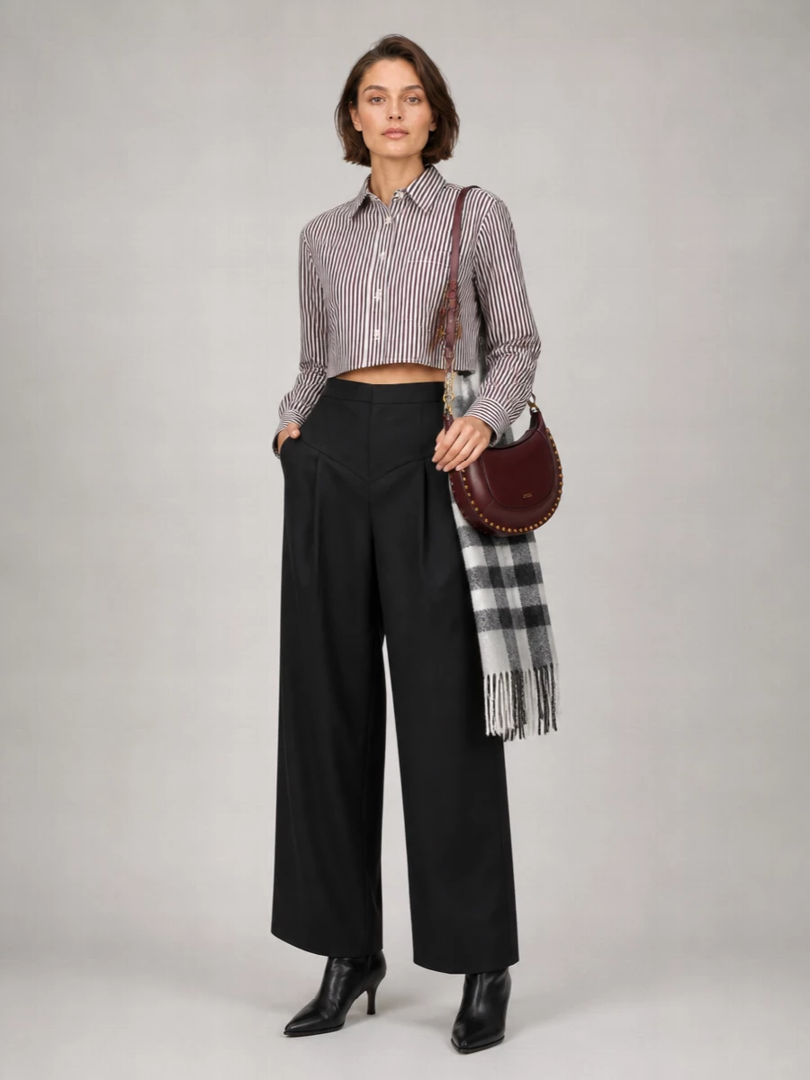 Isabel Marant Cotton Cropped Shirt