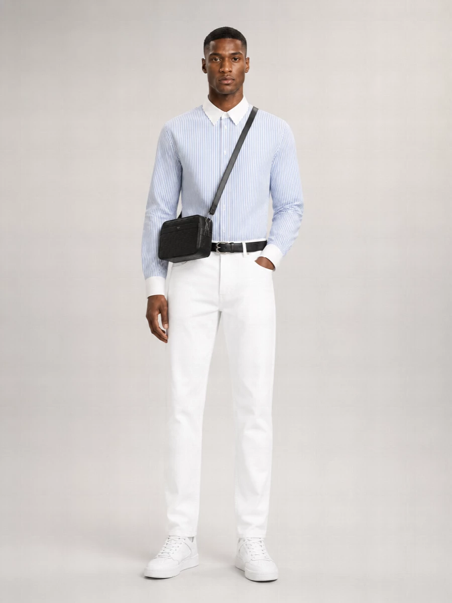 Celine Denim Mid-Rise Straight-Leg Jeans
