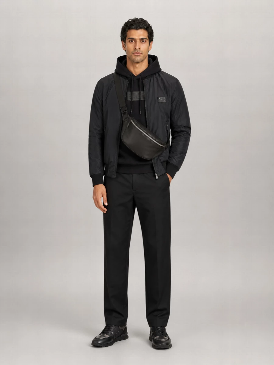 Valentino Garavani Leather And Fabric Rockrunner Low-Top Sneakers