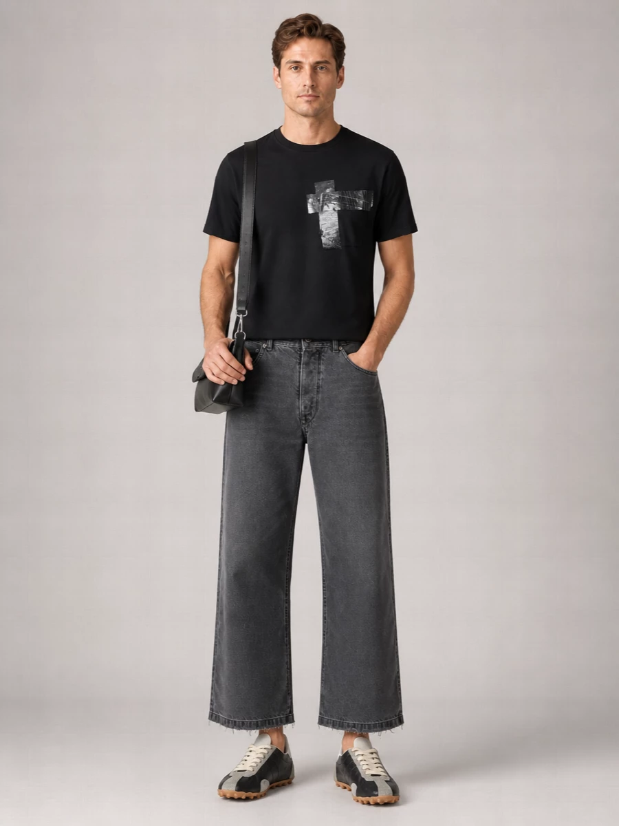 Maison Margiela Cotton Jersey Short-Sleeve T-Shirt