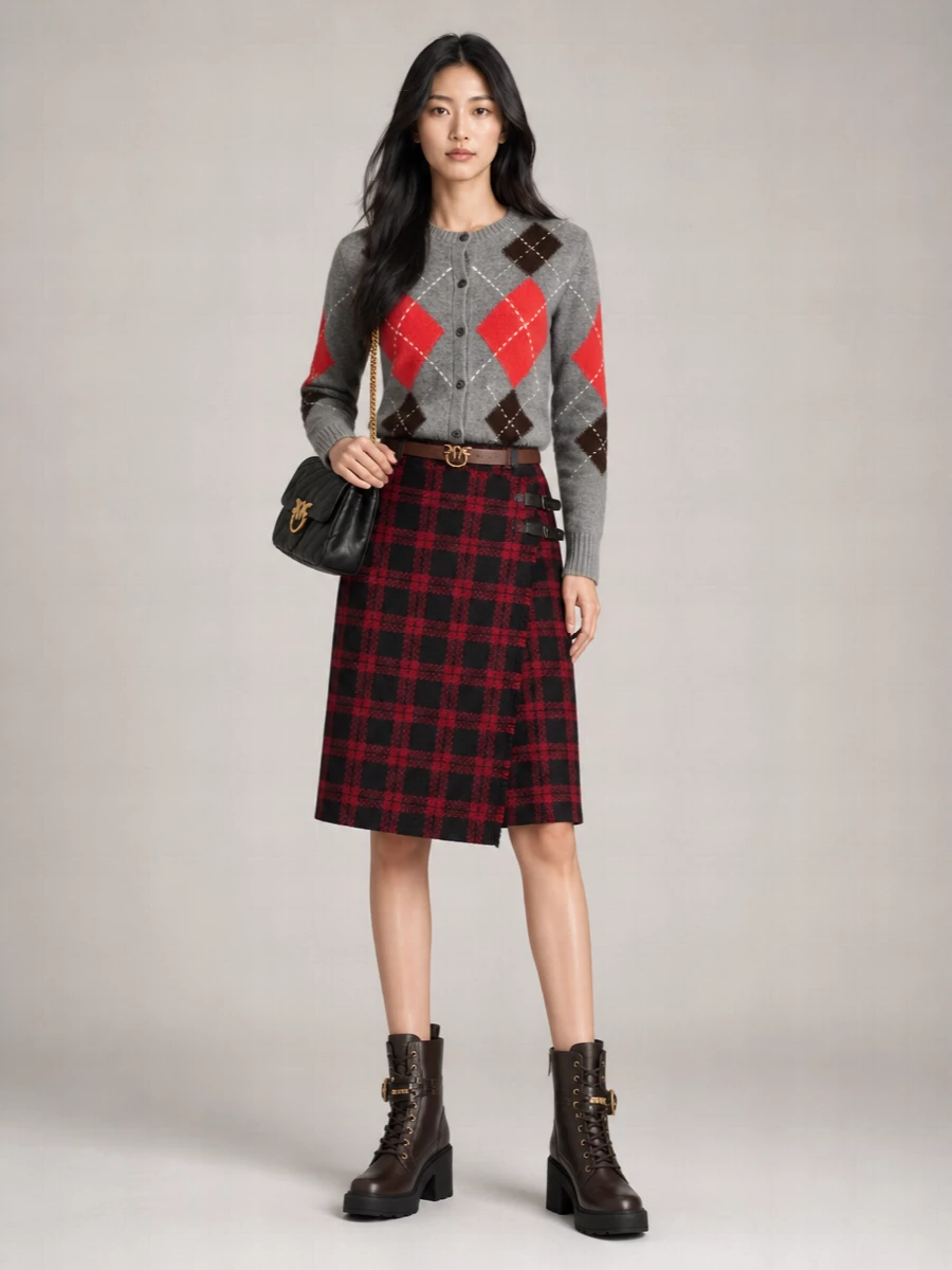 Pinko Leather Love Berry Belt
