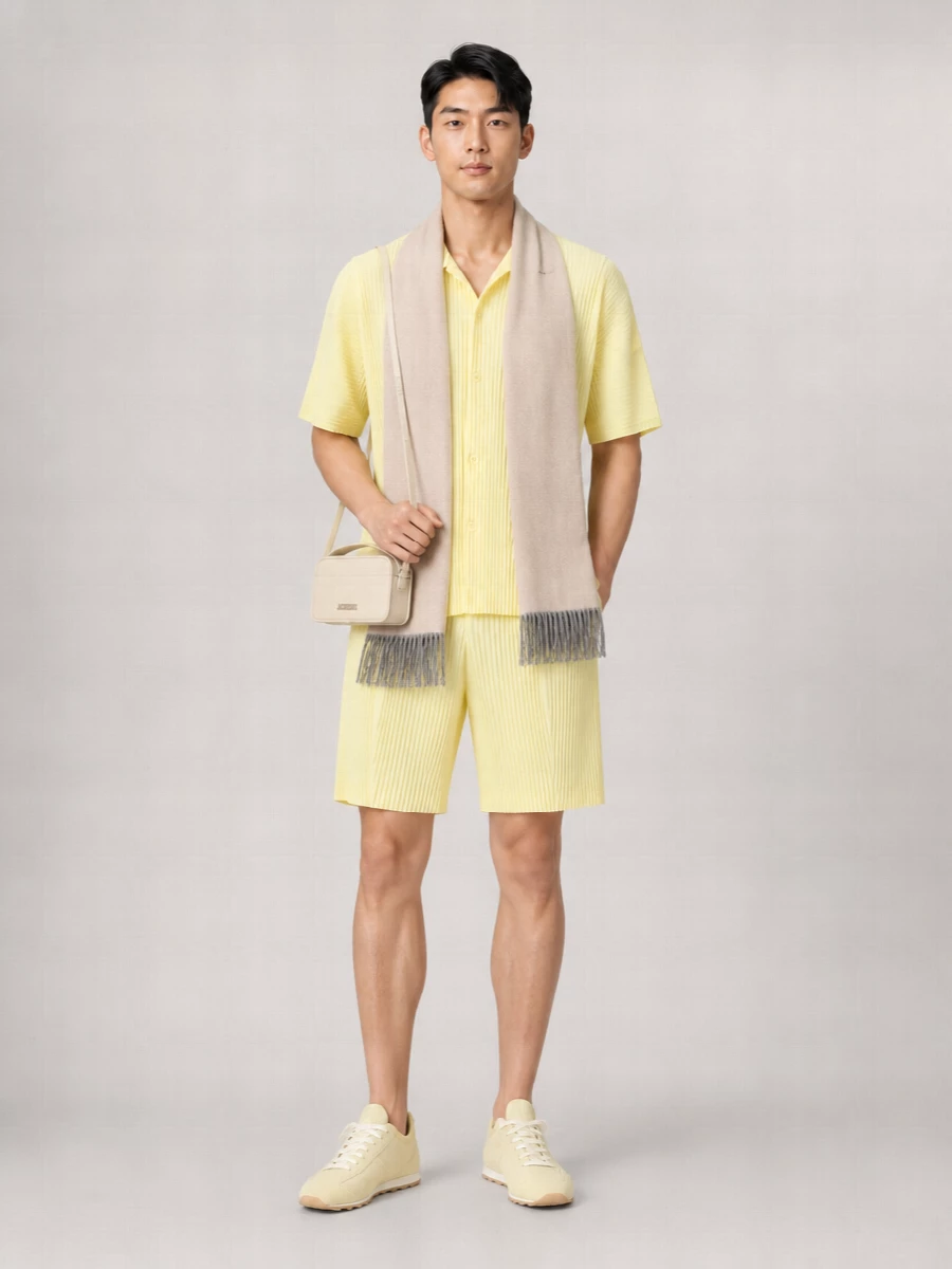 Homme Plisse Issey Miyake Polyester T-Shirt