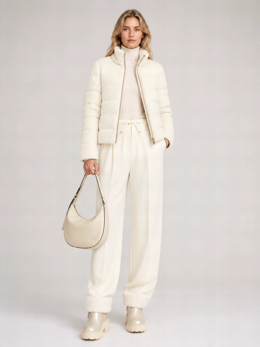Herno Cashmere Wool Puffer Jacket