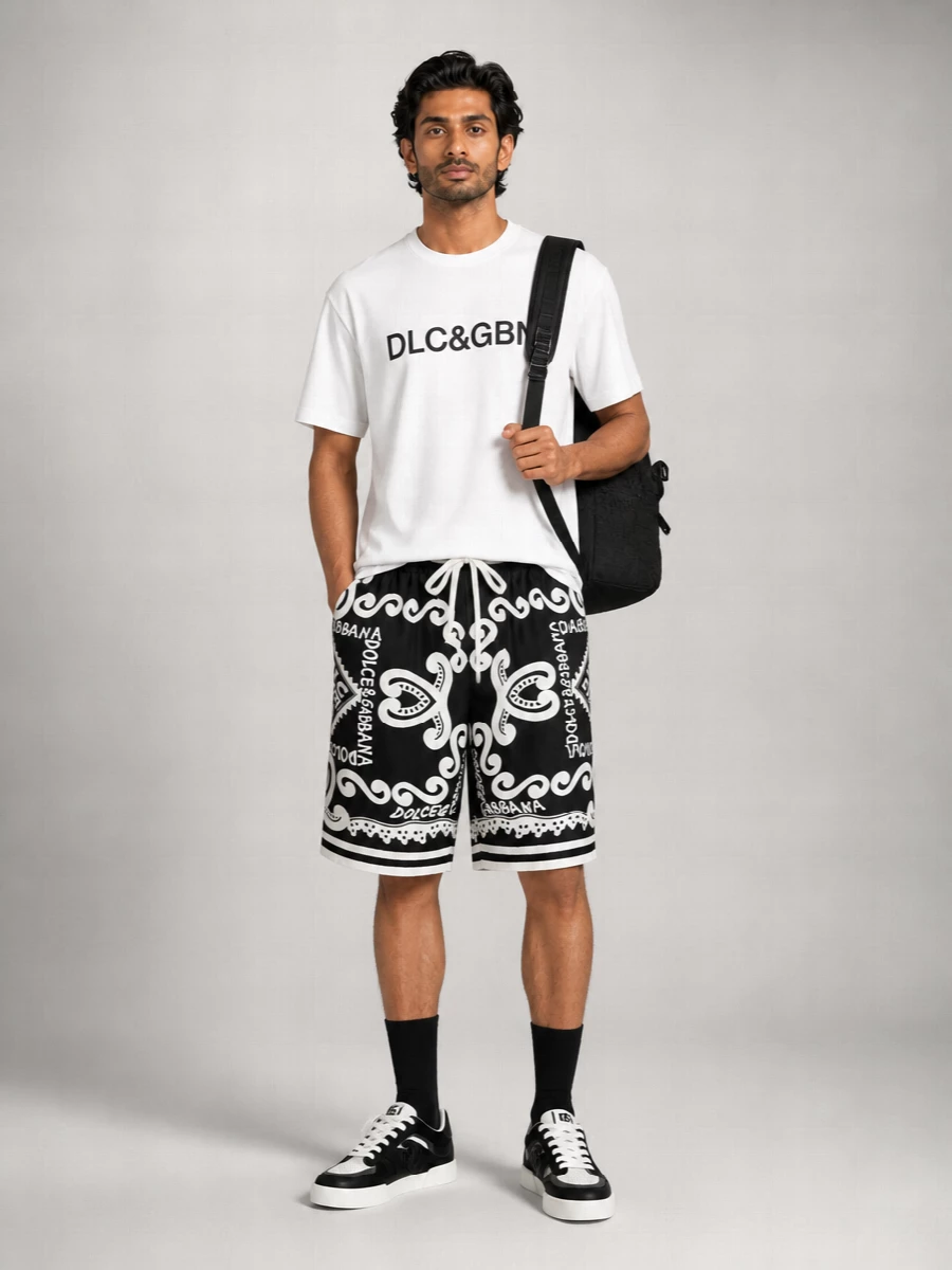 Dolce&Gabbana Leather Low-Top Sneakers
