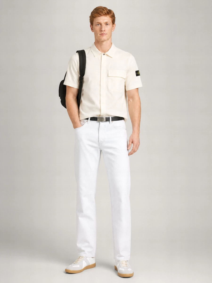 Stone Island Denim Straight-Leg Jeans