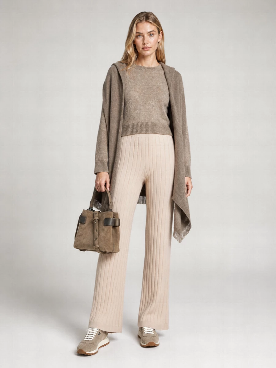 Brunello Cucinelli Sequined Mohair Alpaca-Blend Crew-Neck Sweater