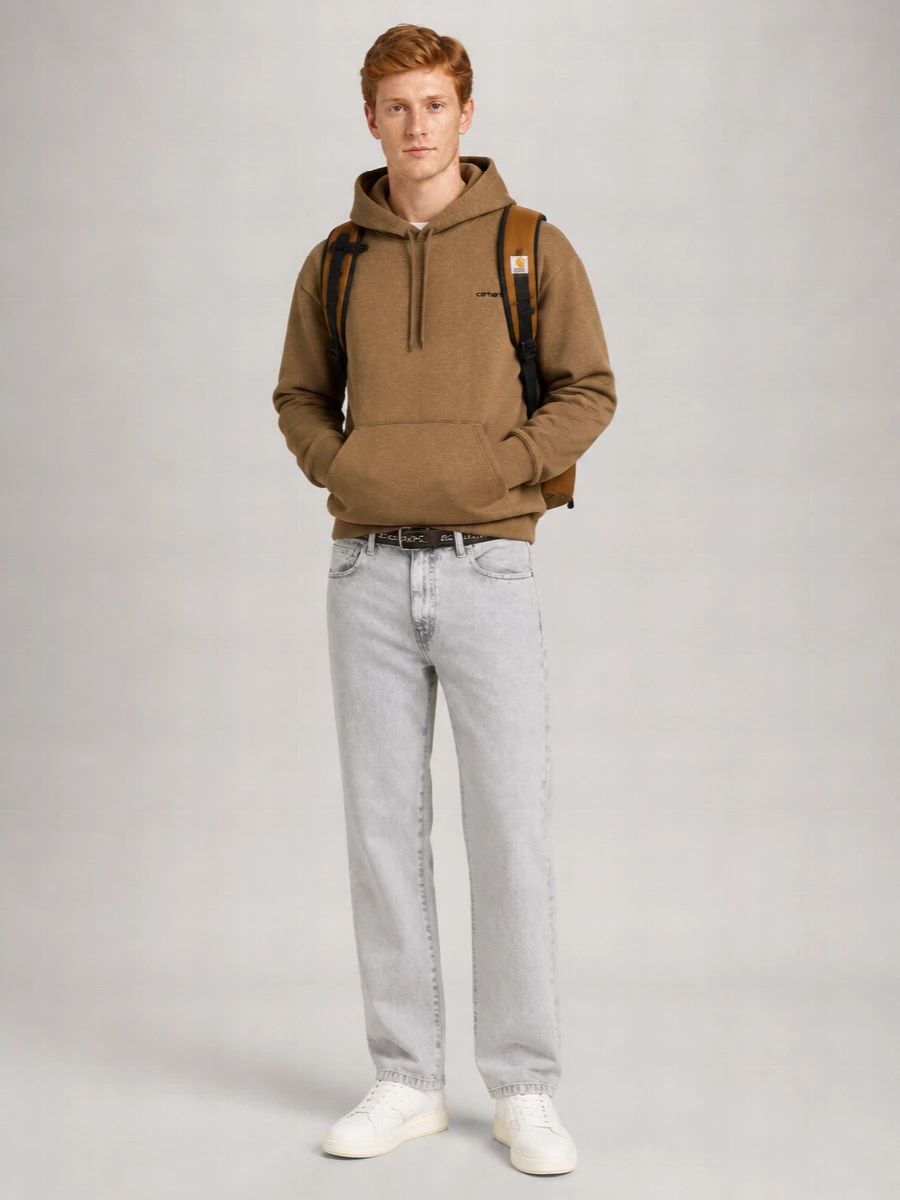 Carhartt Wip Logo Embroidered Hoodie