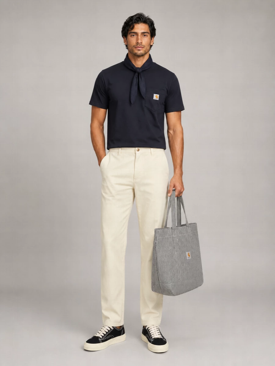 Carhartt Wip Cotton Short-Sleeve Pocket T-Shirt