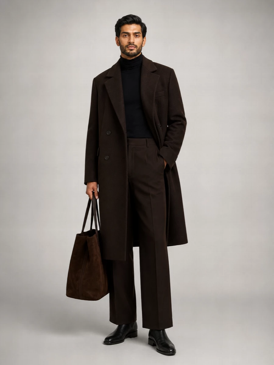 Saint Laurent Suede Large Tote Bag