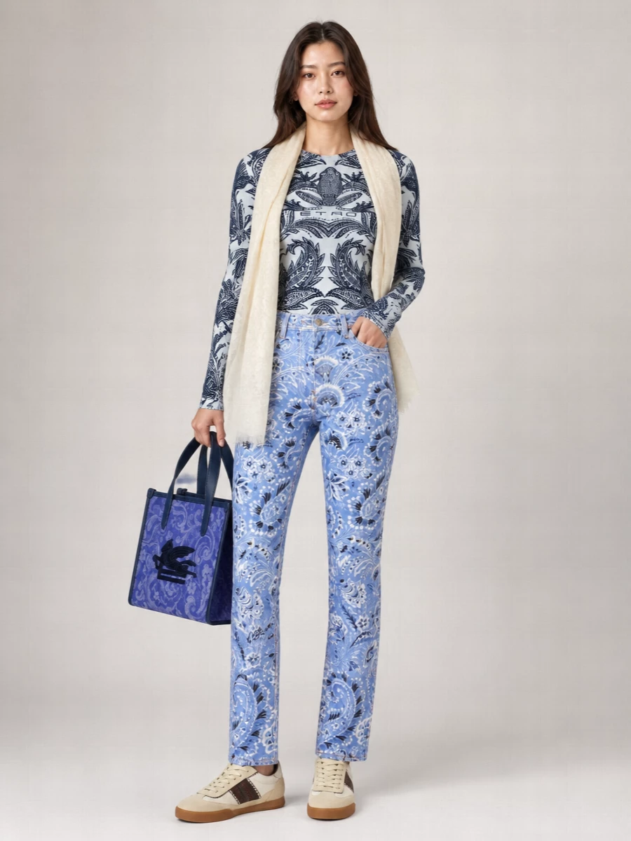 Etro Sheer Tulle Top