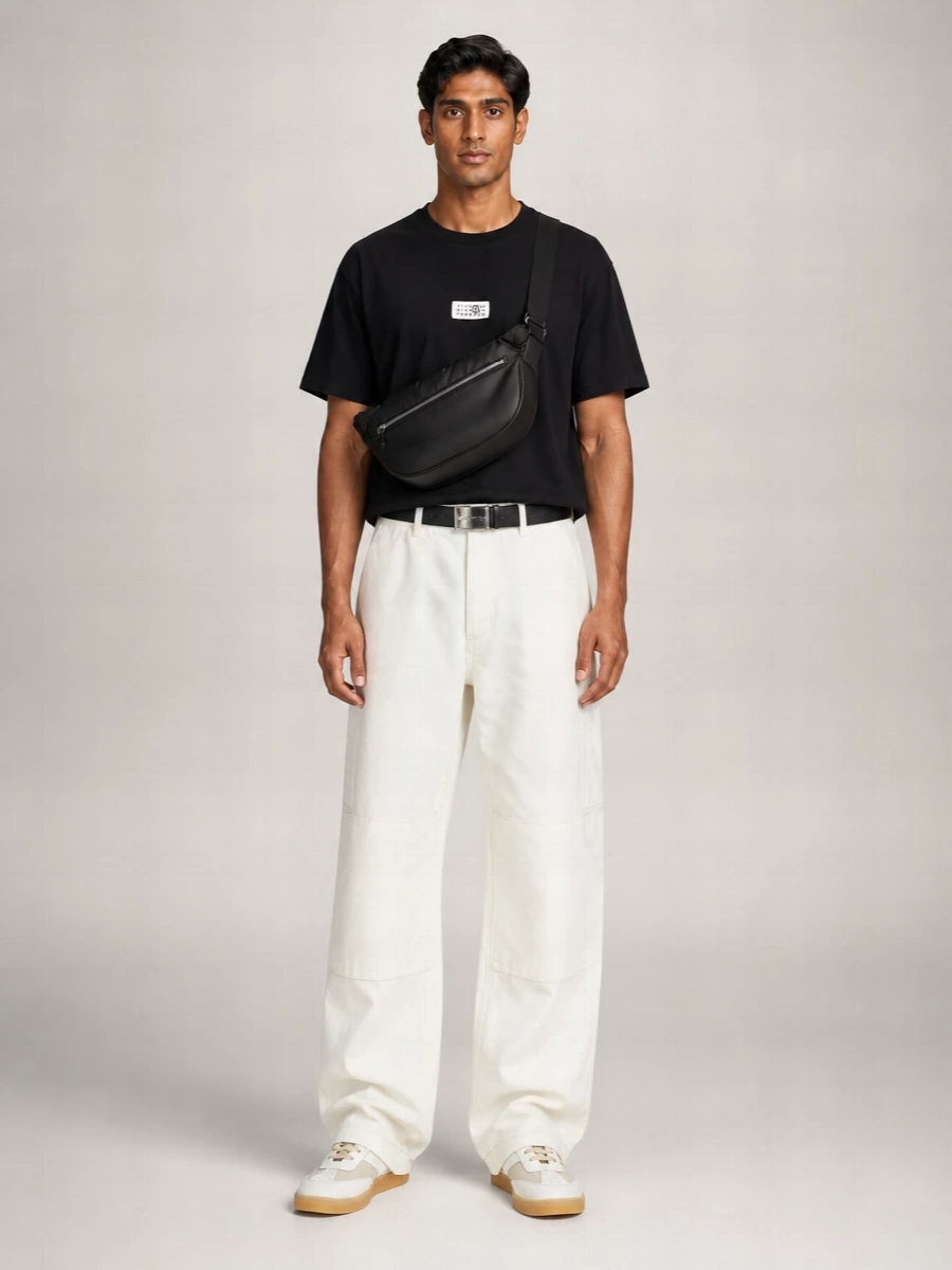 Mm6 Maison Margiela Cotton Logo Print Short Sleeve T-Shirt