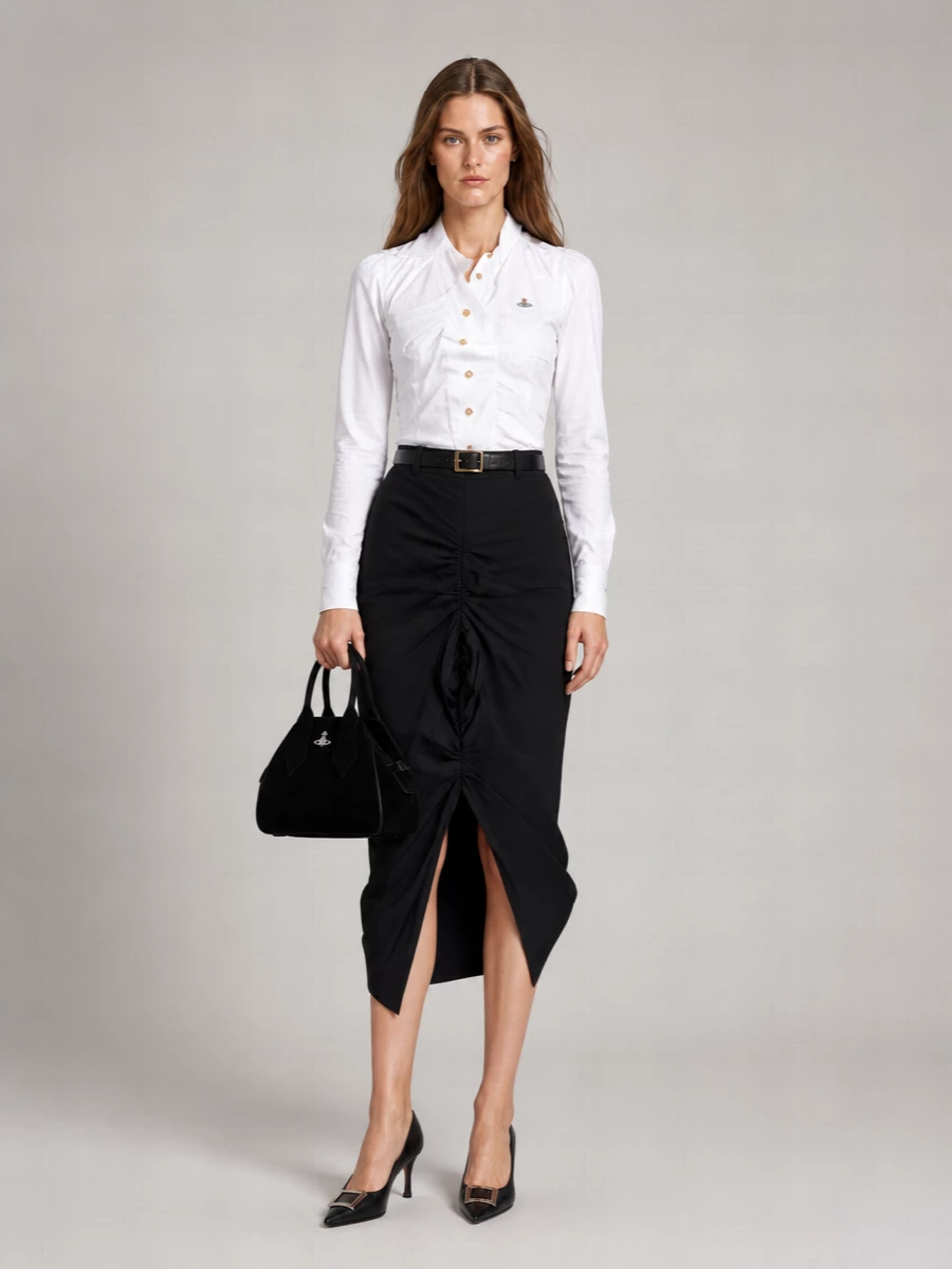 Vivienne Westwood Cotton Asymmetric Mini Skirt