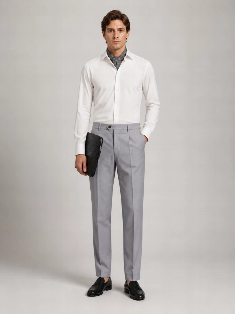 Brunello Cucinelli Silk Printed Pocket Square