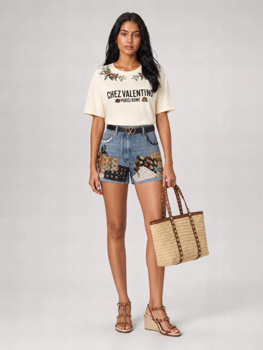 Valentino Garavani Leather Tote Bag