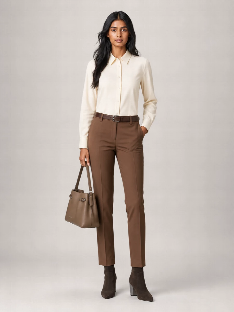 Brunello Cucinelli Cotton Straight-Leg Slim-Fit Ankle-Length Trousers