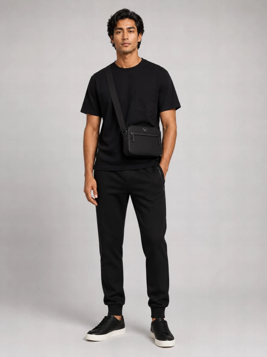Emporio Armani Logo Crossbody Bag