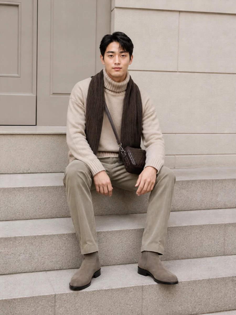 Brunello cucinelli trouser margiela boot outfit