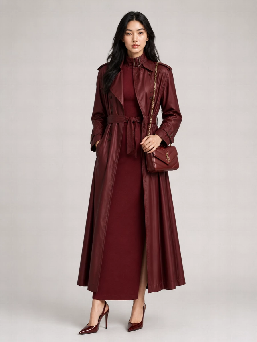 Saint Laurent Oversized Trench Coat