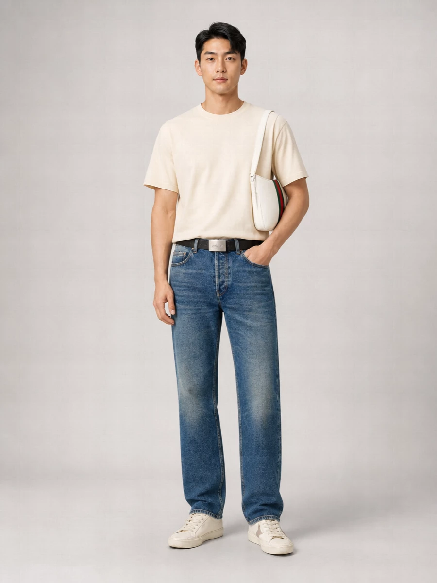 Golden Goose Denim Straight-Leg Jeans