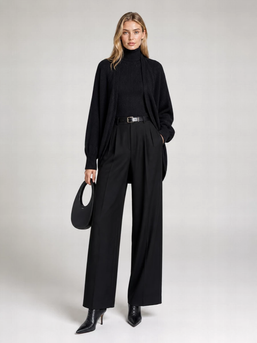 Sportmax High Neck Wool Blend Sweater