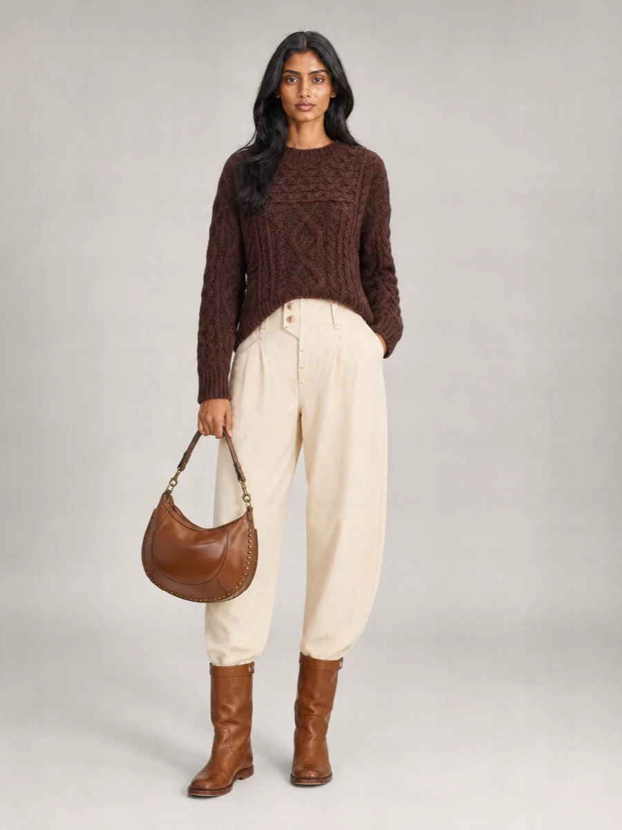 Isabel Marant Naoko Medium Leather Shoulder Bag