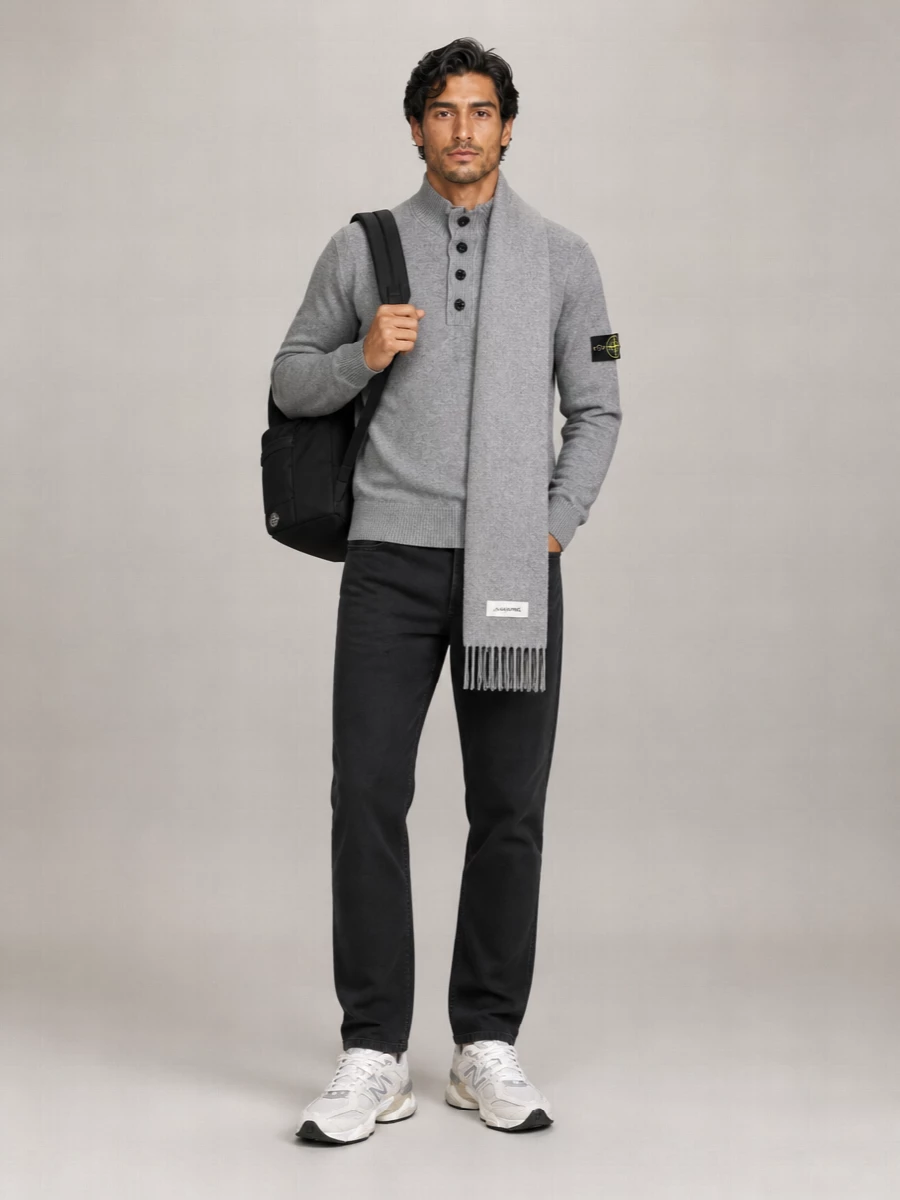 Stone Island Wool-Blend Jumper
