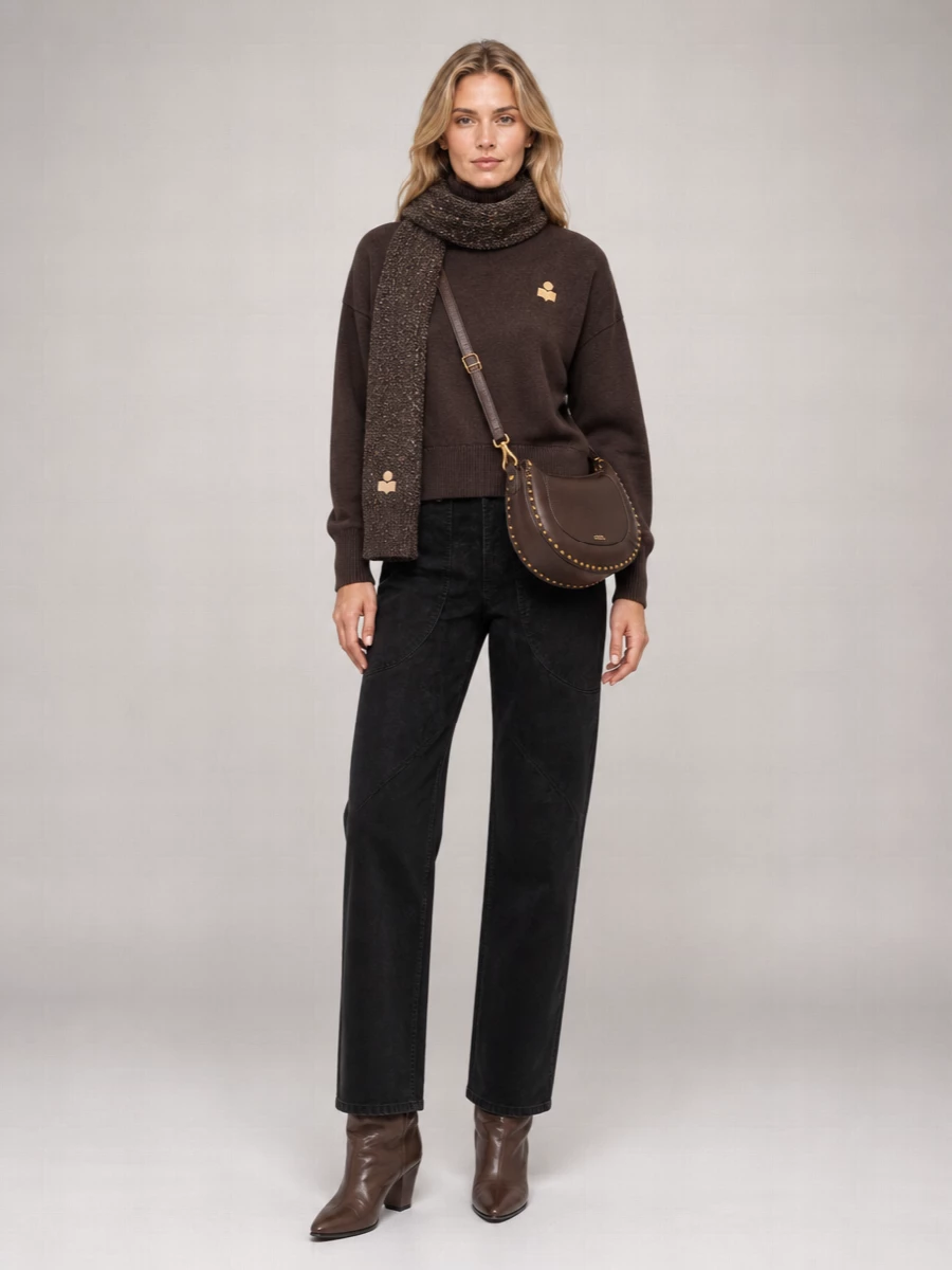 Isabel Marant Etoile High Neck Relaxed-Fit Jumper