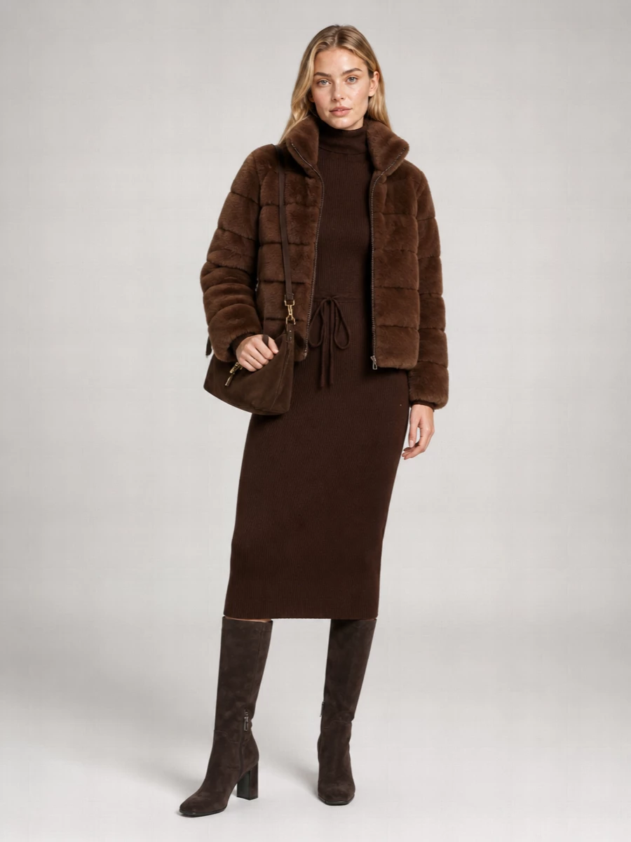 Herno faux fur coat