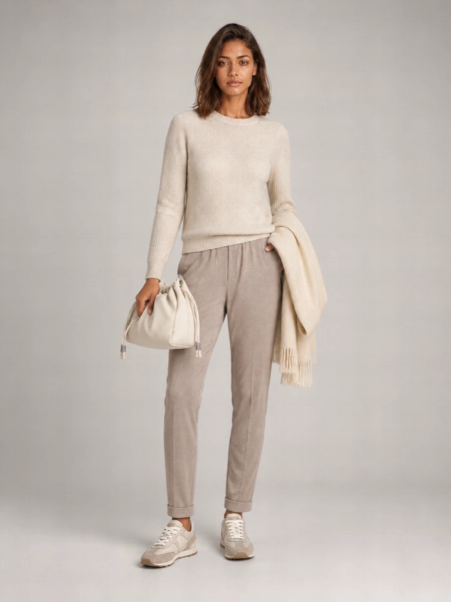 Brunello Cucinelli mohair-blend ribbed crewneck sweater