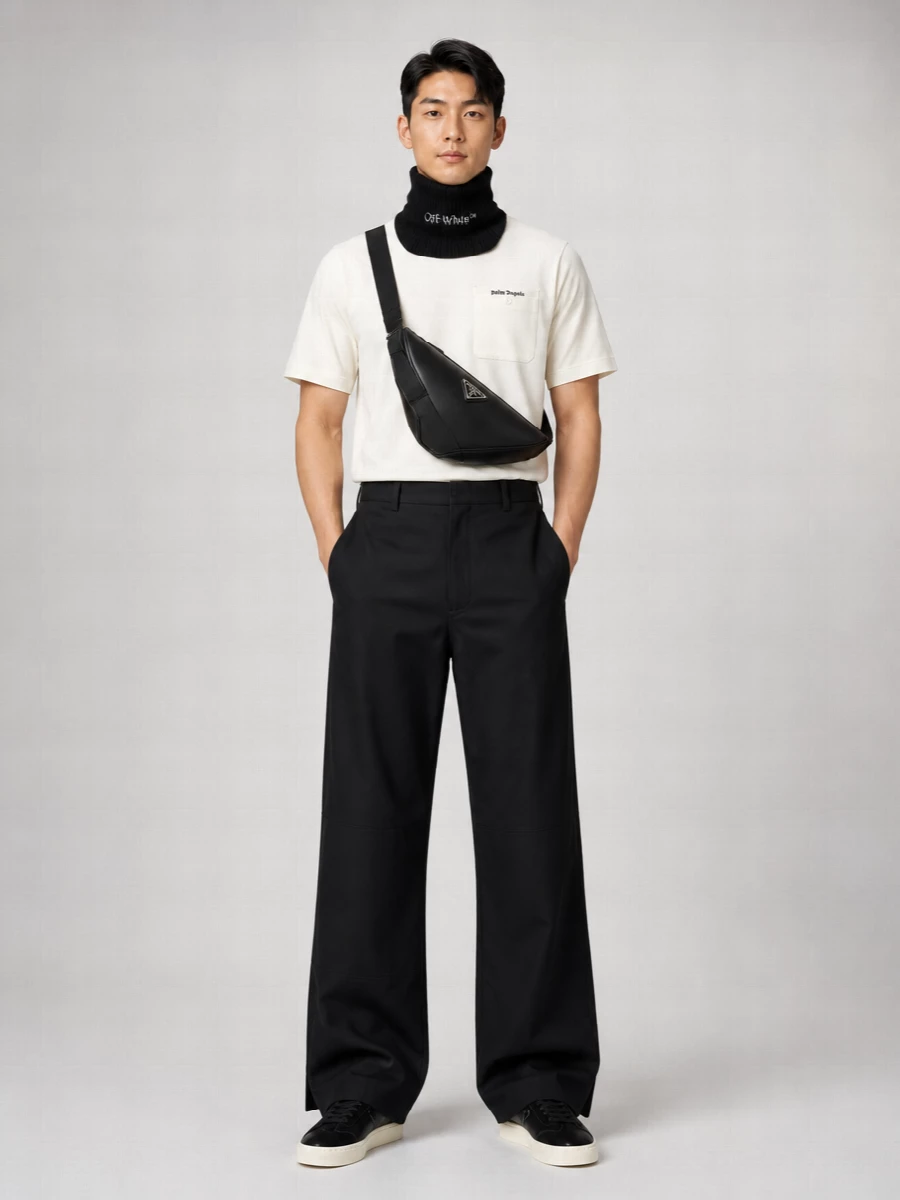 Palm Angels Cotton Logo Pocket T-Shirt